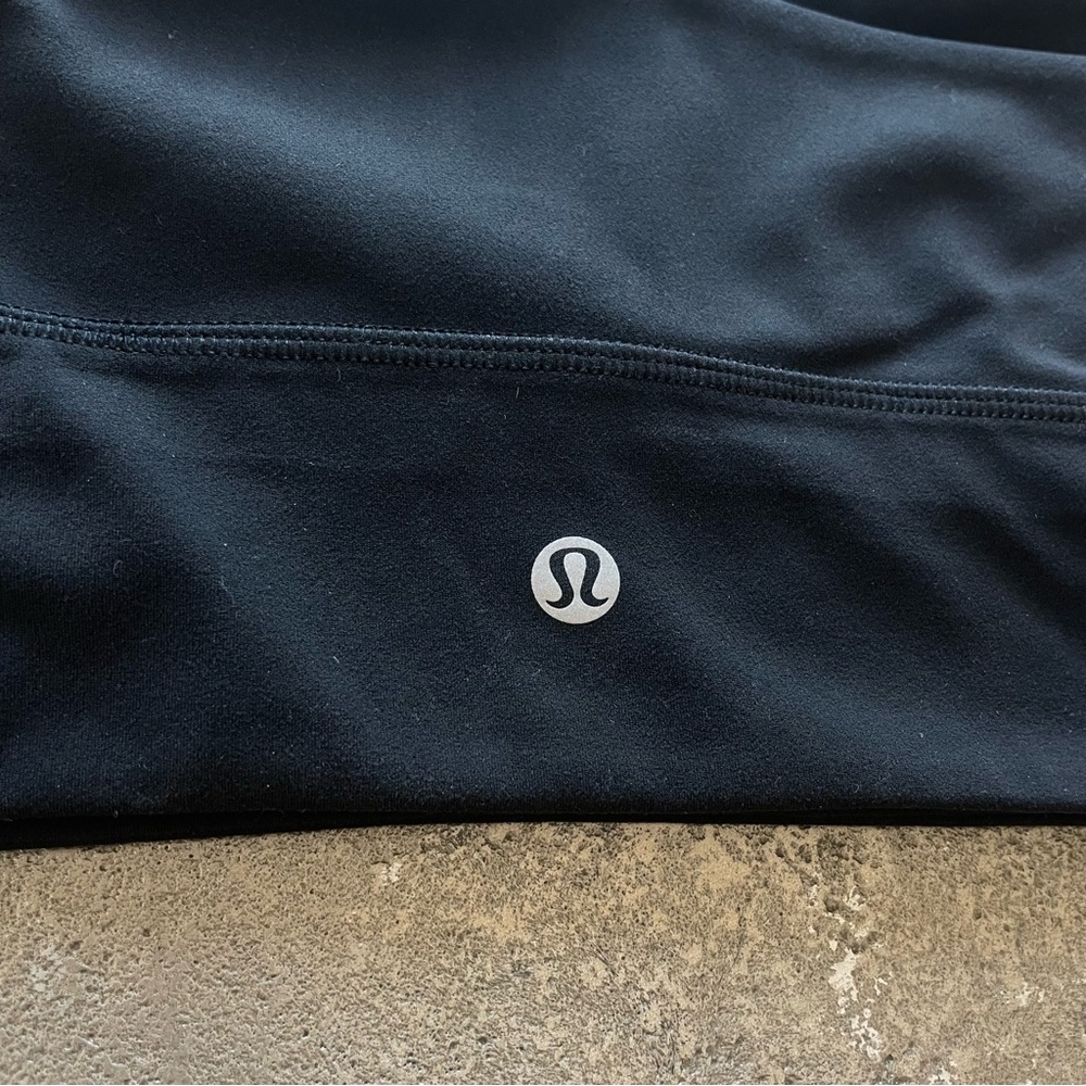 lululemon Black One-Shoulder Asymmetrical Bra Top - Picture 3 of 4